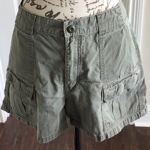 2/ $12 Gap Olive Green Women's Cargo Shorts Sz 10